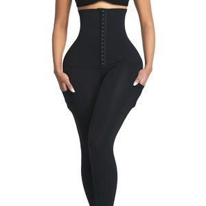 - High Waist Butt Lifting Waist Training Leggings